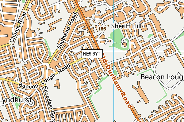 NE9 6YT map - OS VectorMap District (Ordnance Survey) NE9 6YT map - OS VectorMap District (Ordnance Survey)