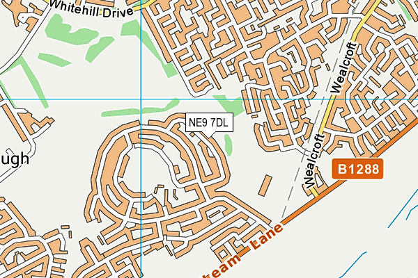 NE9 7DL map - OS VectorMap District (Ordnance Survey) NE9 7DL map - OS VectorMap District (Ordnance Survey)