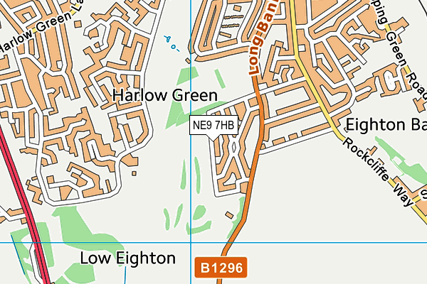 NE9 7HB map - OS VectorMap District (Ordnance Survey) NE9 7HB map - OS VectorMap District (Ordnance Survey)