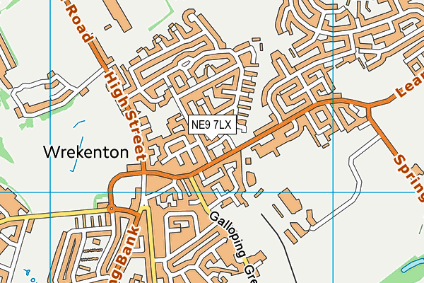 NE9 7LX map - OS VectorMap District (Ordnance Survey) NE9 7LX map - OS VectorMap District (Ordnance Survey)