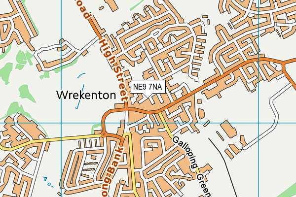 NE9 7NA map - OS VectorMap District (Ordnance Survey) NE9 7NA map - OS VectorMap District (Ordnance Survey)