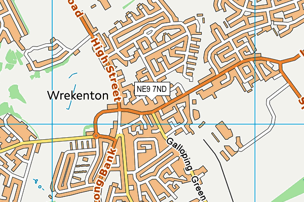 NE9 7ND map - OS VectorMap District (Ordnance Survey) NE9 7ND map - OS VectorMap District (Ordnance Survey)