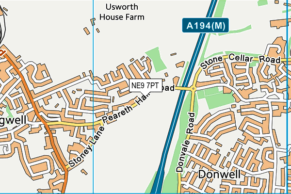 NE9 7PT map - OS VectorMap District (Ordnance Survey) NE9 7PT map - OS VectorMap District (Ordnance Survey)