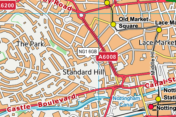 NG1 6GB map - OS VectorMap District (Ordnance Survey) NG1 6GB map - OS VectorMap District (Ordnance Survey)