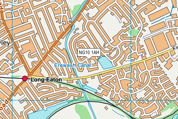 NG10 1AH map - OS VectorMap District (Ordnance Survey) NG10 1AH map - OS VectorMap District (Ordnance Survey)