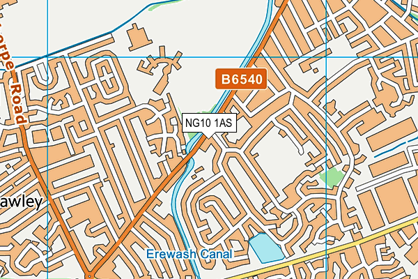 NG10 1AS map - OS VectorMap District (Ordnance Survey) NG10 1AS map - OS VectorMap District (Ordnance Survey)