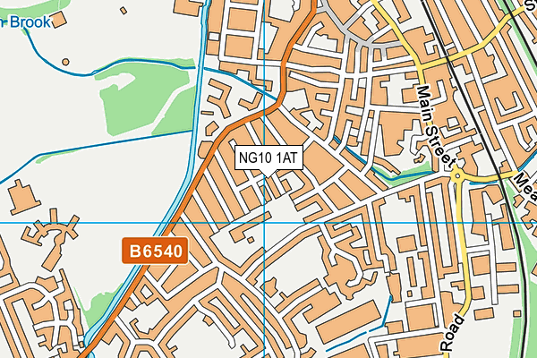 NG10 1AT map - OS VectorMap District (Ordnance Survey) NG10 1AT map - OS VectorMap District (Ordnance Survey)