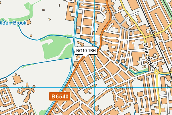 NG10 1BH map - OS VectorMap District (Ordnance Survey) NG10 1BH map - OS VectorMap District (Ordnance Survey)