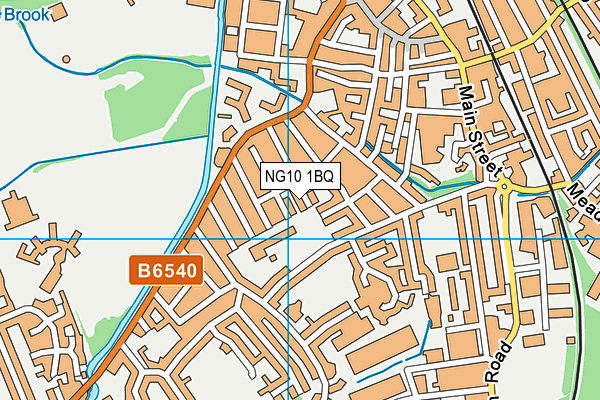 NG10 1BQ map - OS VectorMap District (Ordnance Survey) NG10 1BQ map - OS VectorMap District (Ordnance Survey)