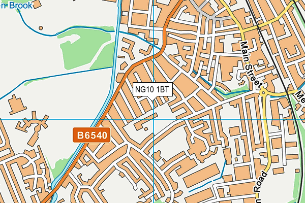 NG10 1BT map - OS VectorMap District (Ordnance Survey) NG10 1BT map - OS VectorMap District (Ordnance Survey)