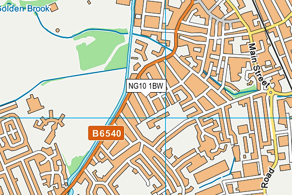 NG10 1BW map - OS VectorMap District (Ordnance Survey) NG10 1BW map - OS VectorMap District (Ordnance Survey)