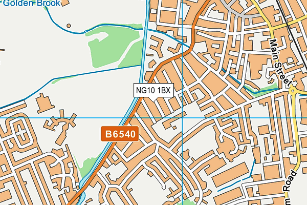 NG10 1BX map - OS VectorMap District (Ordnance Survey) NG10 1BX map - OS VectorMap District (Ordnance Survey)
