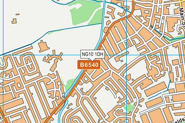 NG10 1DH map - OS VectorMap District (Ordnance Survey) NG10 1DH map - OS VectorMap District (Ordnance Survey)