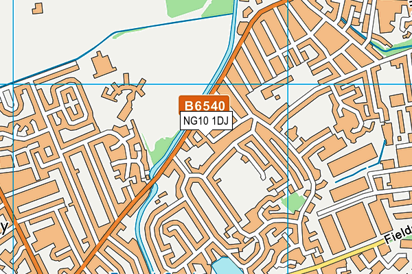 NG10 1DJ map - OS VectorMap District (Ordnance Survey) NG10 1DJ map - OS VectorMap District (Ordnance Survey)