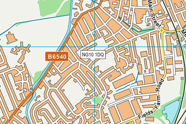 NG10 1DQ map - OS VectorMap District (Ordnance Survey) NG10 1DQ map - OS VectorMap District (Ordnance Survey)