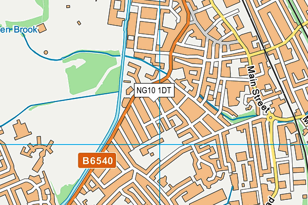 NG10 1DT map - OS VectorMap District (Ordnance Survey) NG10 1DT map - OS VectorMap District (Ordnance Survey)