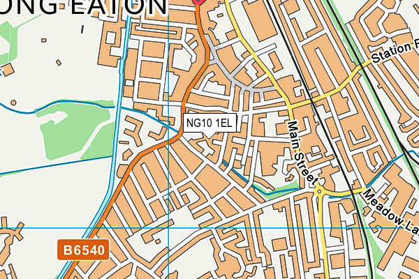 NG10 1EL map - OS VectorMap District (Ordnance Survey) NG10 1EL map - OS VectorMap District (Ordnance Survey)