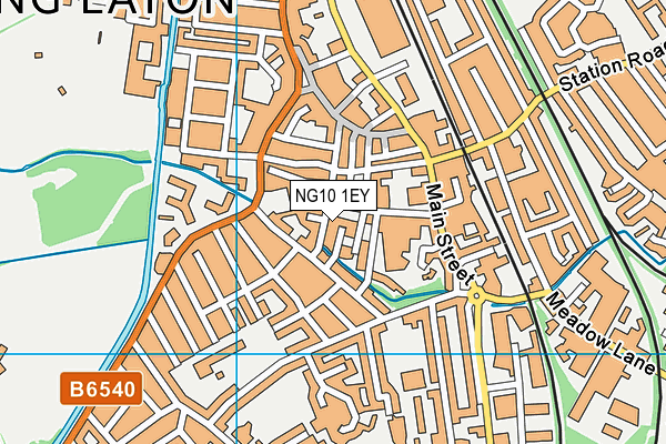 NG10 1EY map - OS VectorMap District (Ordnance Survey) NG10 1EY map - OS VectorMap District (Ordnance Survey)