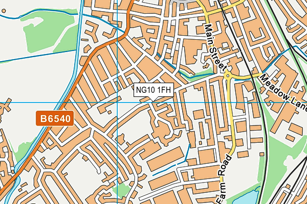 NG10 1FH map - OS VectorMap District (Ordnance Survey) NG10 1FH map - OS VectorMap District (Ordnance Survey)