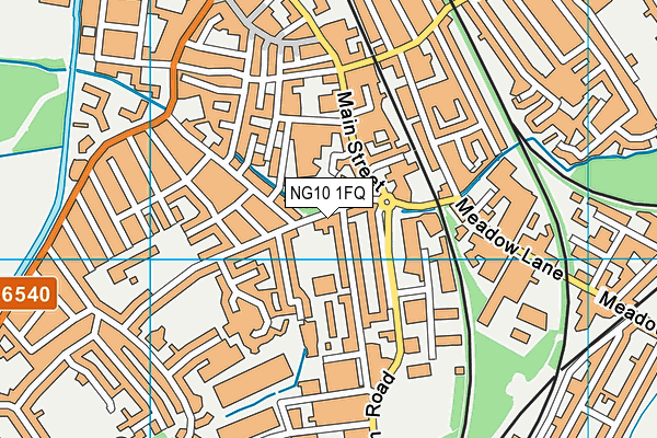 NG10 1FQ map - OS VectorMap District (Ordnance Survey) NG10 1FQ map - OS VectorMap District (Ordnance Survey)