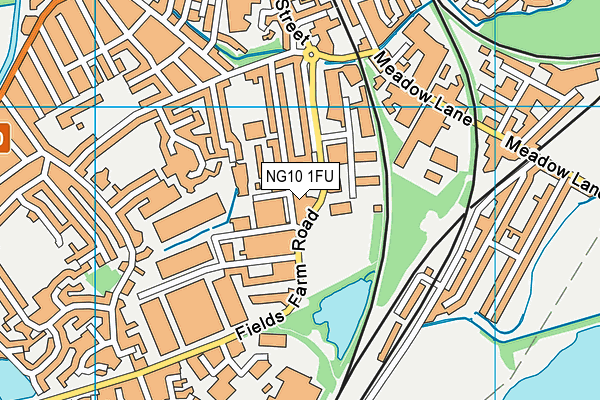 NG10 1FU map - OS VectorMap District (Ordnance Survey) NG10 1FU map - OS VectorMap District (Ordnance Survey)