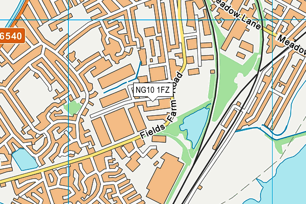 NG10 1FZ map - OS VectorMap District (Ordnance Survey) NG10 1FZ map - OS VectorMap District (Ordnance Survey)