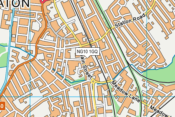 NG10 1GQ map - OS VectorMap District (Ordnance Survey) NG10 1GQ map - OS VectorMap District (Ordnance Survey)