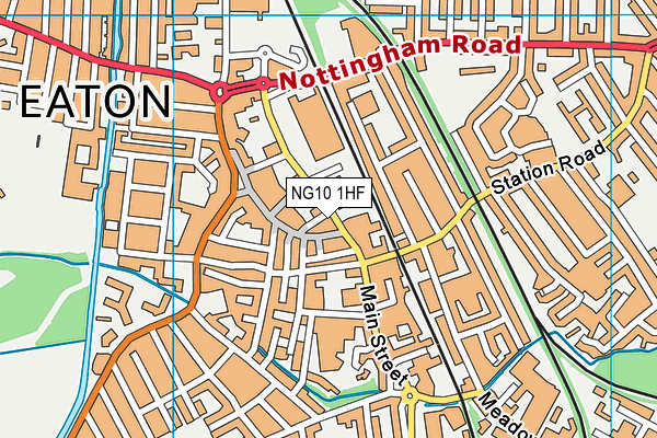 NG10 1HF map - OS VectorMap District (Ordnance Survey) NG10 1HF map - OS VectorMap District (Ordnance Survey)