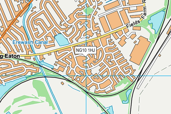 NG10 1HJ map - OS VectorMap District (Ordnance Survey) NG10 1HJ map - OS VectorMap District (Ordnance Survey)