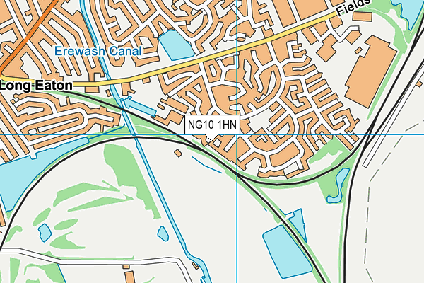 NG10 1HN map - OS VectorMap District (Ordnance Survey) NG10 1HN map - OS VectorMap District (Ordnance Survey)