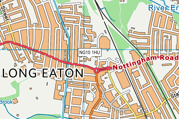 NG10 1HU map - OS VectorMap District (Ordnance Survey) NG10 1HU map - OS VectorMap District (Ordnance Survey)