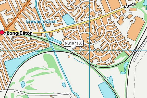 NG10 1HX map - OS VectorMap District (Ordnance Survey) NG10 1HX map - OS VectorMap District (Ordnance Survey)