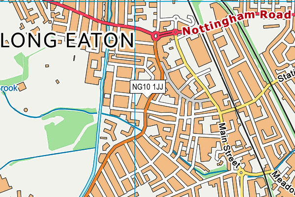NG10 1JJ map - OS VectorMap District (Ordnance Survey) NG10 1JJ map - OS VectorMap District (Ordnance Survey)