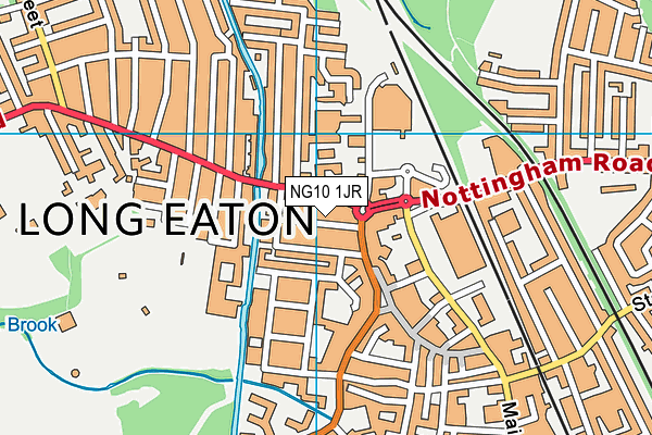 NG10 1JR map - OS VectorMap District (Ordnance Survey) NG10 1JR map - OS VectorMap District (Ordnance Survey)