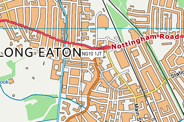 NG10 1JT map - OS VectorMap District (Ordnance Survey) NG10 1JT map - OS VectorMap District (Ordnance Survey)