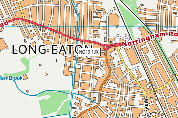 NG10 1JX map - OS VectorMap District (Ordnance Survey) NG10 1JX map - OS VectorMap District (Ordnance Survey)