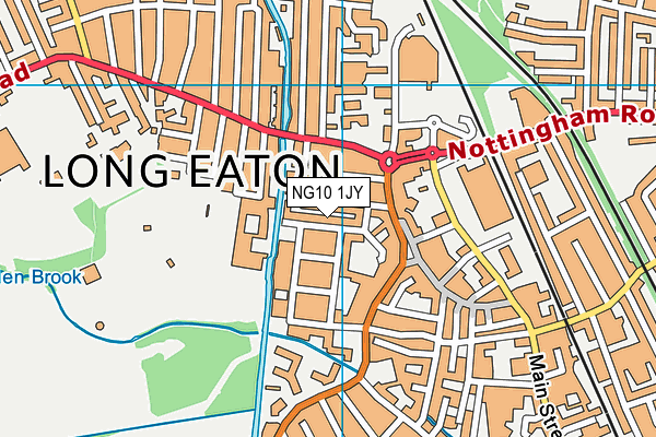 NG10 1JY map - OS VectorMap District (Ordnance Survey) NG10 1JY map - OS VectorMap District (Ordnance Survey)