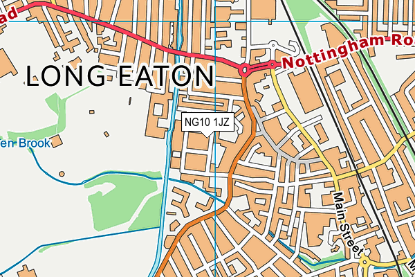 NG10 1JZ map - OS VectorMap District (Ordnance Survey) NG10 1JZ map - OS VectorMap District (Ordnance Survey)