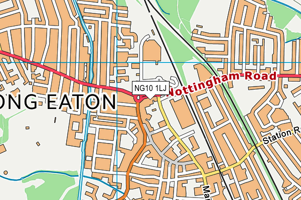 NG10 1LJ map - OS VectorMap District (Ordnance Survey) NG10 1LJ map - OS VectorMap District (Ordnance Survey)