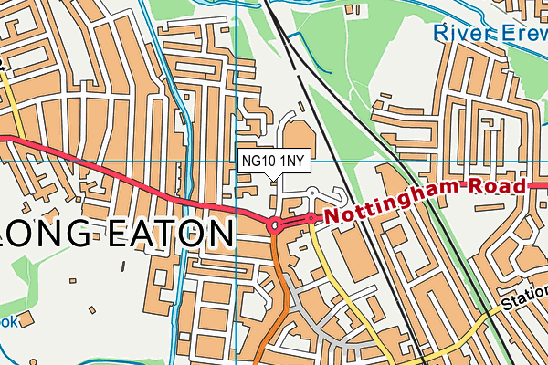 NG10 1NY map - OS VectorMap District (Ordnance Survey) NG10 1NY map - OS VectorMap District (Ordnance Survey)
