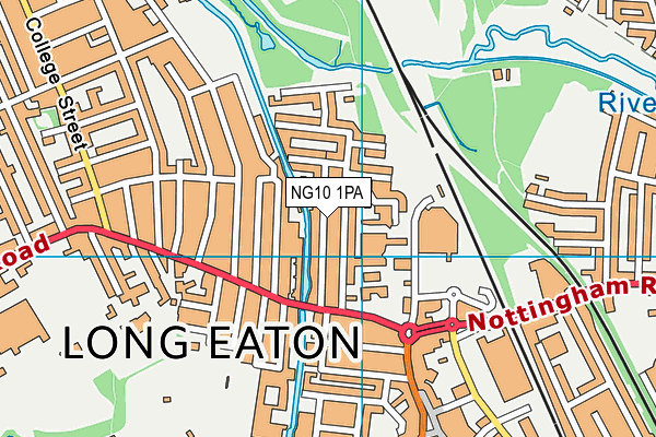 NG10 1PA map - OS VectorMap District (Ordnance Survey) NG10 1PA map - OS VectorMap District (Ordnance Survey)