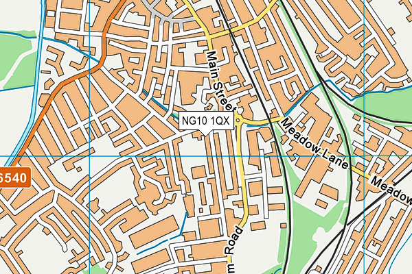 NG10 1QX map - OS VectorMap District (Ordnance Survey) NG10 1QX map - OS VectorMap District (Ordnance Survey)