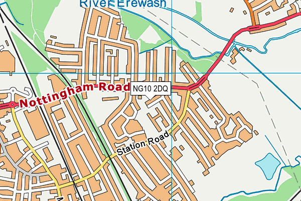 NG10 2DQ map - OS VectorMap District (Ordnance Survey) NG10 2DQ map - OS VectorMap District (Ordnance Survey)