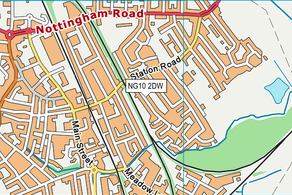 NG10 2DW map - OS VectorMap District (Ordnance Survey) NG10 2DW map - OS VectorMap District (Ordnance Survey)
