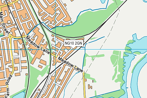 NG10 2GN map - OS VectorMap District (Ordnance Survey) NG10 2GN map - OS VectorMap District (Ordnance Survey)