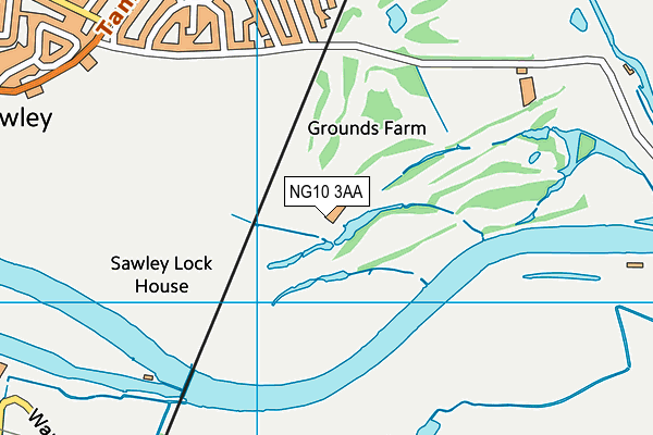 NG10 3AA map - OS VectorMap District (Ordnance Survey) NG10 3AA map - OS VectorMap District (Ordnance Survey)