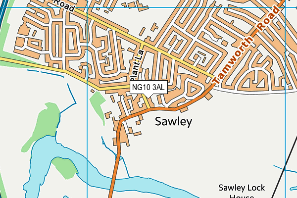 NG10 3AL map - OS VectorMap District (Ordnance Survey) NG10 3AL map - OS VectorMap District (Ordnance Survey)