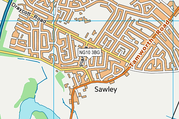 NG10 3BG map - OS VectorMap District (Ordnance Survey) NG10 3BG map - OS VectorMap District (Ordnance Survey)