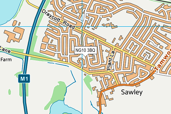 NG10 3BQ map - OS VectorMap District (Ordnance Survey) NG10 3BQ map - OS VectorMap District (Ordnance Survey)