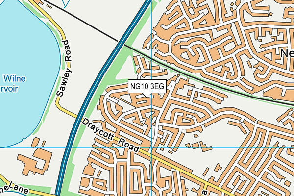 NG10 3EG map - OS VectorMap District (Ordnance Survey) NG10 3EG map - OS VectorMap District (Ordnance Survey)